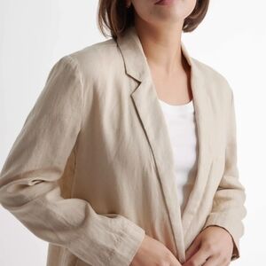 Quince European Linen blazer NWT Medium